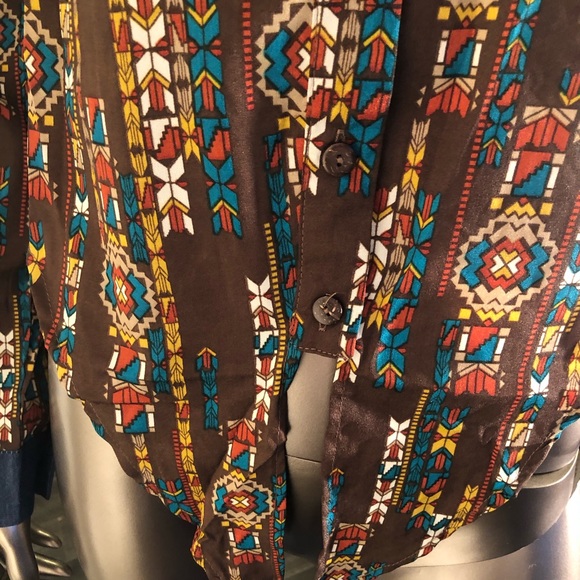 NWT Mind Code Western Cowgirl Shirt - Picture 7 of 8